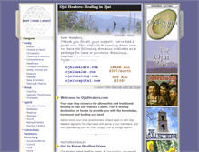 Tablet Screenshot of ojaihealers.com